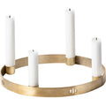 Thumbnail photo of Candle Holder Circle Small Ø:25 Cm - Messing