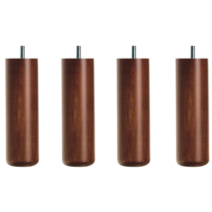Photo of DUX Bed Leg Round Natural 4-pack