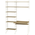 Thumbnail photo of String Golvgavel 200, Beige, 2-pack - Hyllsystem - Nils Strinning - Beige - Metall