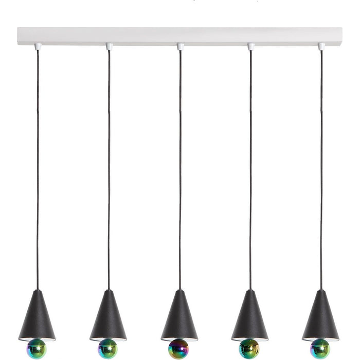 Photo of Pendant System Line Plate 5 Black - Pendant Lights - Daniel Emma - Black
