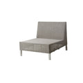 Thumbnail photo of Connect Single Seat Module, Cushion: Brown, Taupe, Cane-line Weave, Cane-line Natté, Legs: Galvanized Steel - Outdoor Armchairs - Cane-line Design Team,cane-line
