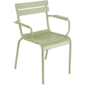 Thumbnail photo of Luxembourg Armchair Willow Green 65 - Outdoor dining chairs - Frédéric Sofia - Green - Metal