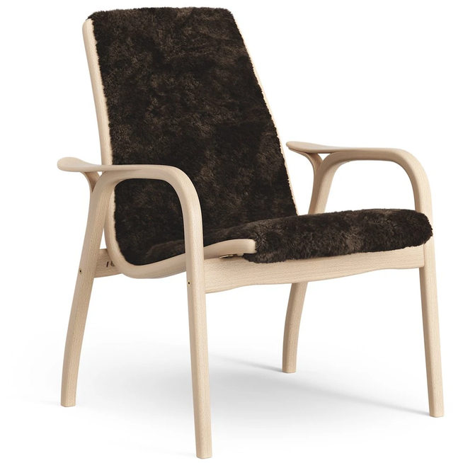 Photo of Laminett Arm Chair Laquered Beech/sheep Skin