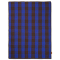 Thumbnail photo of Grand Quilted Blanket - Tæppe - Choco/bright Blue - W120 X H170 X D2 Cm
