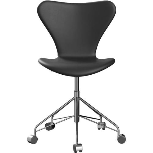 Photo of 3117 Sjuan, Fully Upholstered, Base Chromed - Desk chairs - Arne Jacobsen 1