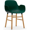 Thumbnail photo of Form Armchair Green, Oak Legs