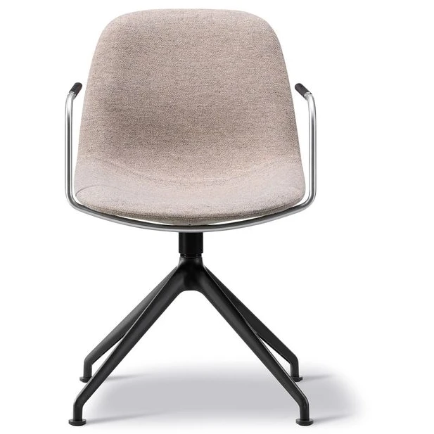 Photo of Eyes Swivel Armchair 4820 By Foersom & Hiort-lorenzen - Spisebordsstol - Hallingdal 227 / Black - W53 X D59 X H84 X Sh45 Cm