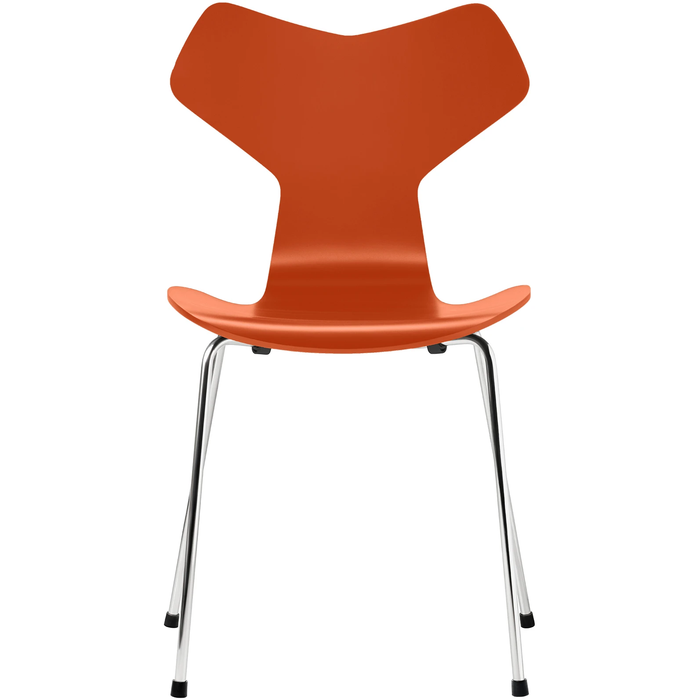 Photo of 3130 Grand Prix Chair | Lacquered | Chromed Steel Base