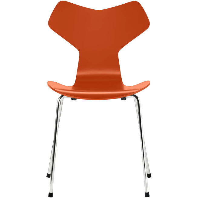 Photo of 3130 Grand Prix Chair | Lacquered | Chromed Steel Base