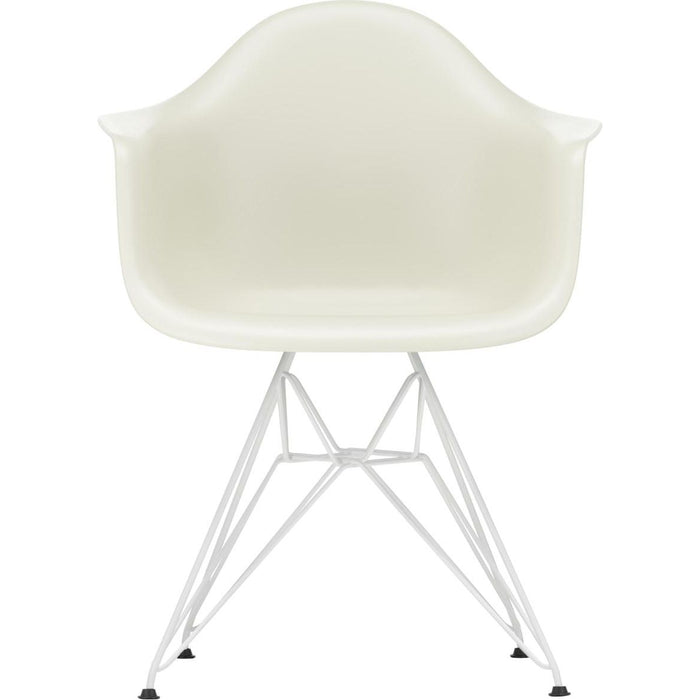 Eames Plastic Armchair Dar - 11 Pebble - White Base - Matstolar - Charles & Ray Eames - Vit - Metall/plast