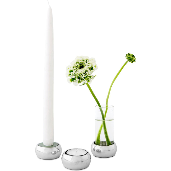 Photo of Constella Giftbox Polished Aluminium - Candlesticks & Candle Holders - Eva Schildt - Silver