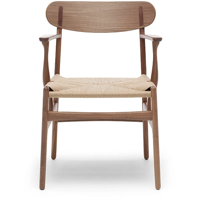 Photo of Ch26 Dining Chair By Hans J. Wegner (Natural, Walnut - Lacquered)