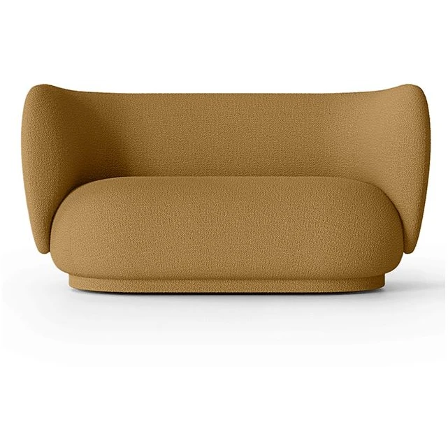 Photo of Rico 2-pers Sofa - 2 Personers Sofa - Wool Bouclé