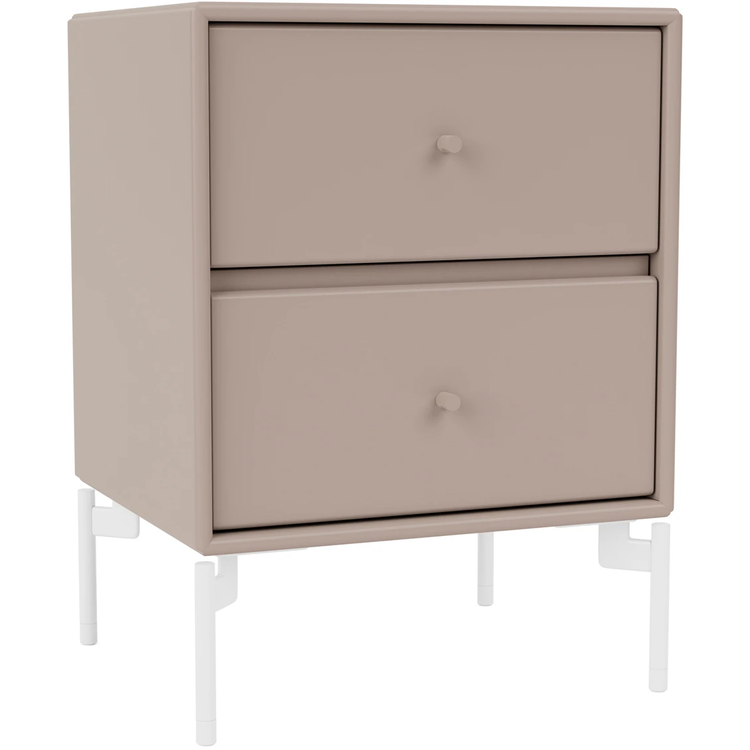 Photo of Drift Drawer Module - Mushroom / Snow Legs - Sängbord - Peter J. Lassen - Beige - Mdf