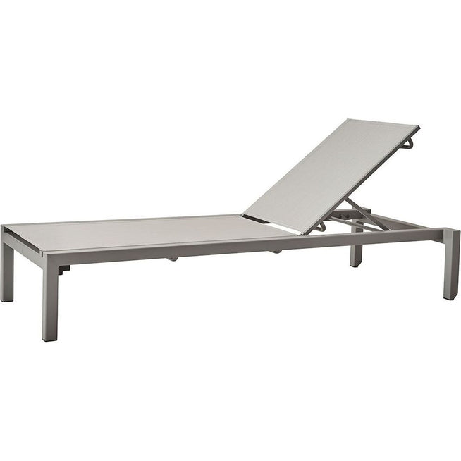 Photo of Relax Sun Lounger, Light Grey - Sun loungers & sun loungers - Cane-line Design Team - Metal