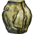 Blair Vase Large Amber - Pots & Vases - Orange